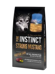 PURE INSTINCT STRONG MUSTANG mit Pferd für Hunde 12 kg