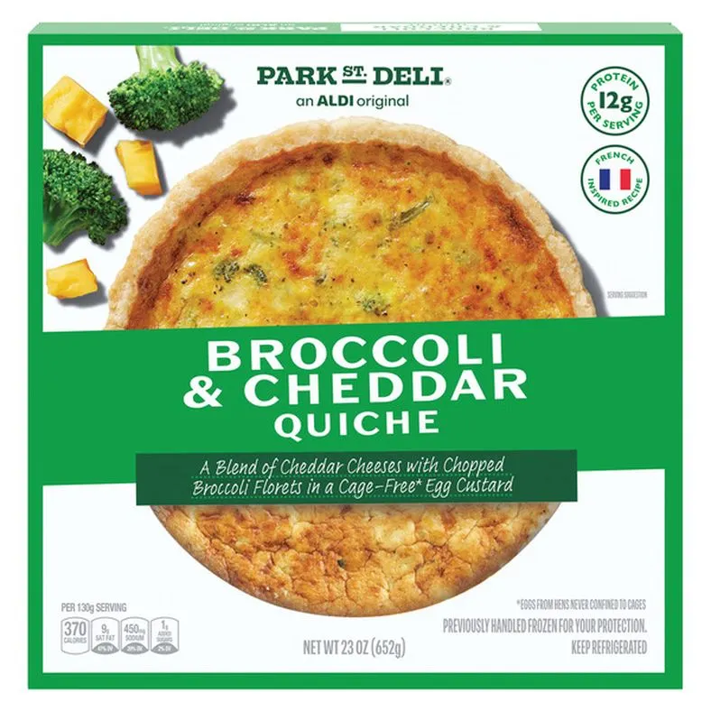 Park Street Deli Cheddar & Broccoli Quiche