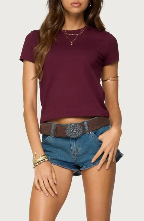 Natalie Stretch Cotton T-Shirt