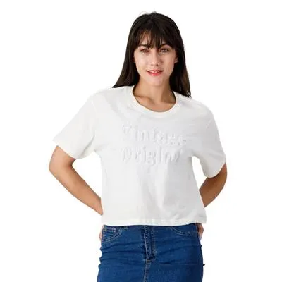 Playera Mxstaza Mujer Leyenda Vintage En Relieve