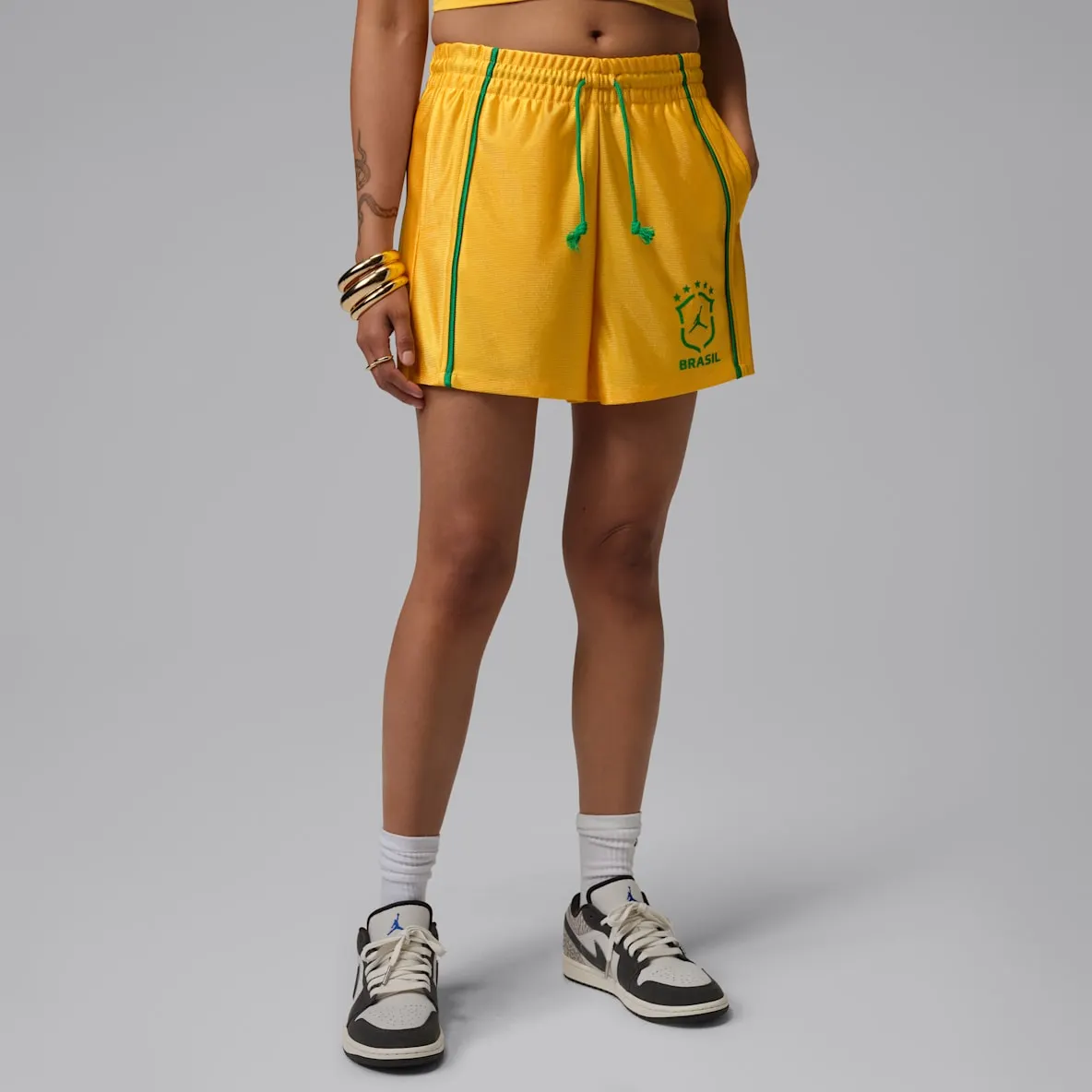 Brasil strikket shorts til dame