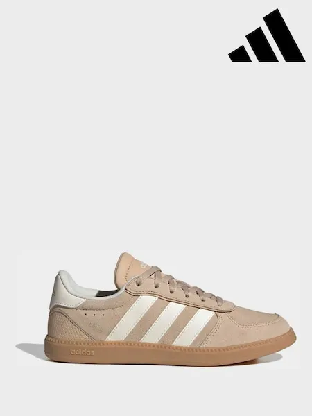 adidas Beige Breaknet Sleek Junior Trainers