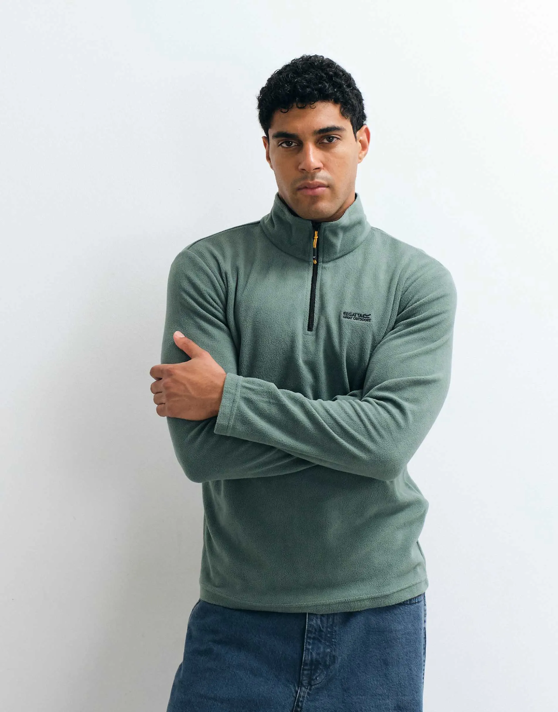 Regatta Thompson fleece in dark forest green