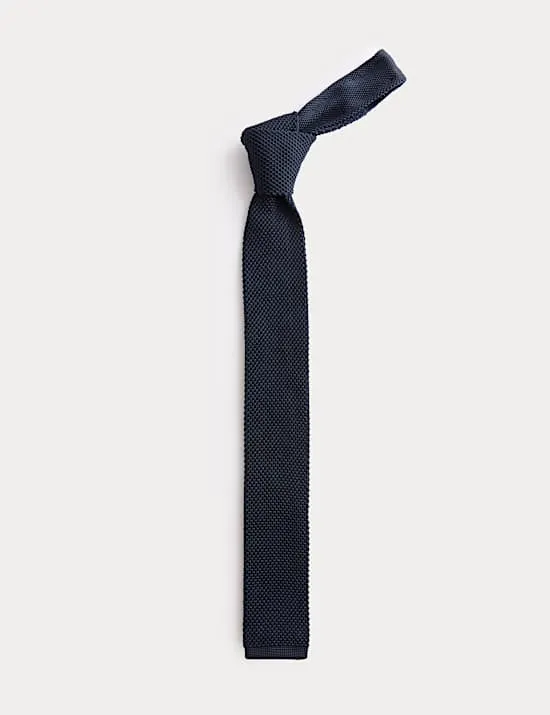 Textured Knitted Tie