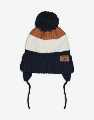 Berretto - Blocchi di colore - blu scuro