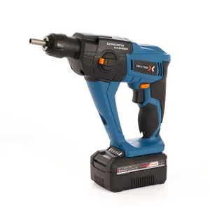 Martello tassellatore a batteria DEXTER 18V 4Ah 1.2J, 1 batteria