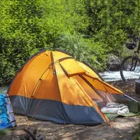 Carpa Para Camping 2 Personas Rupanco Naranja