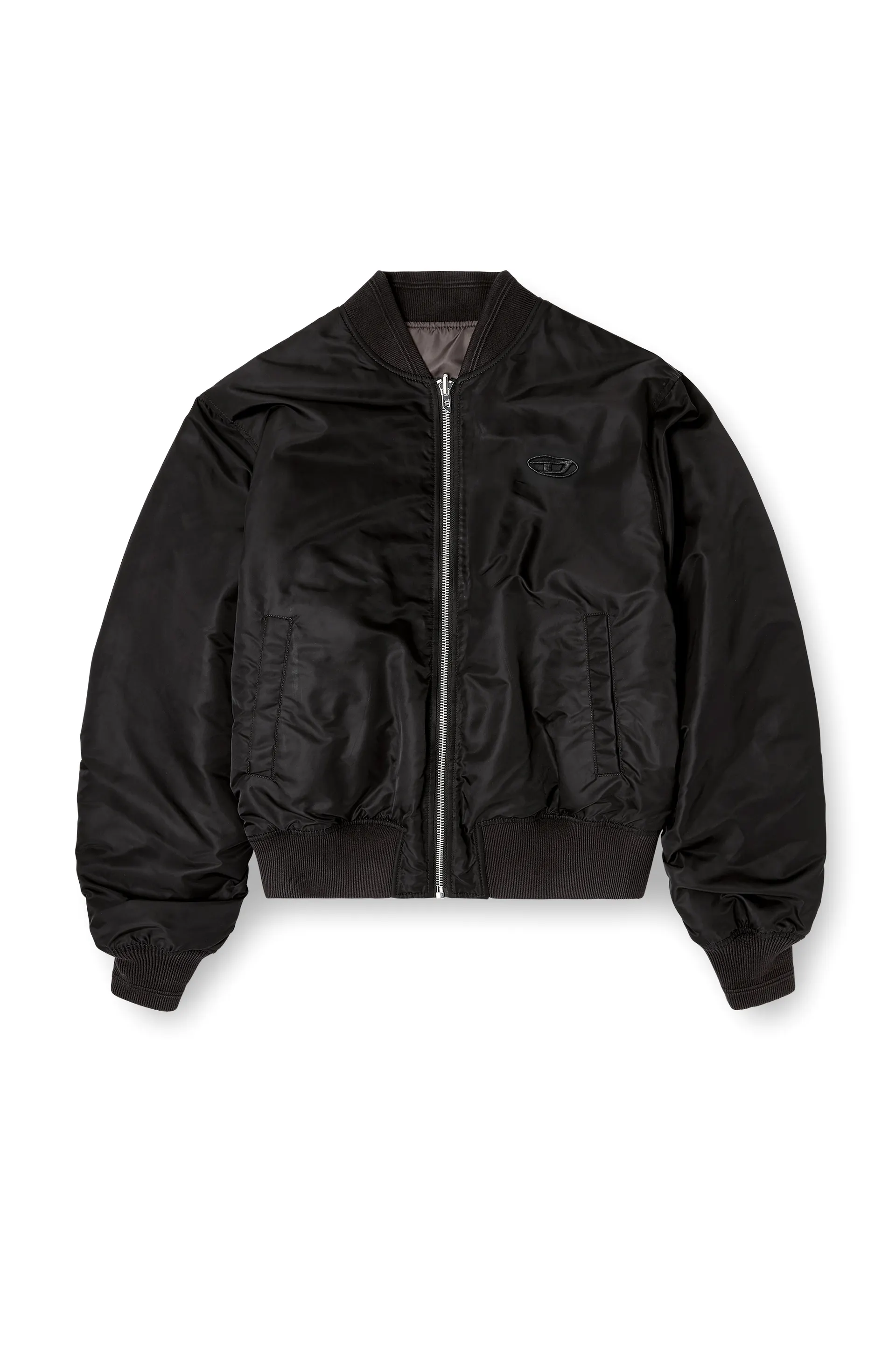 Padded bomber jacket with Oval D embroidery