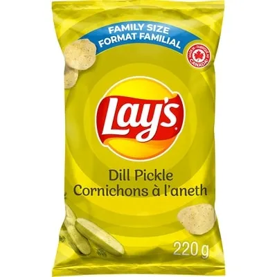 Dill Pickle Flavoured Potato Chips