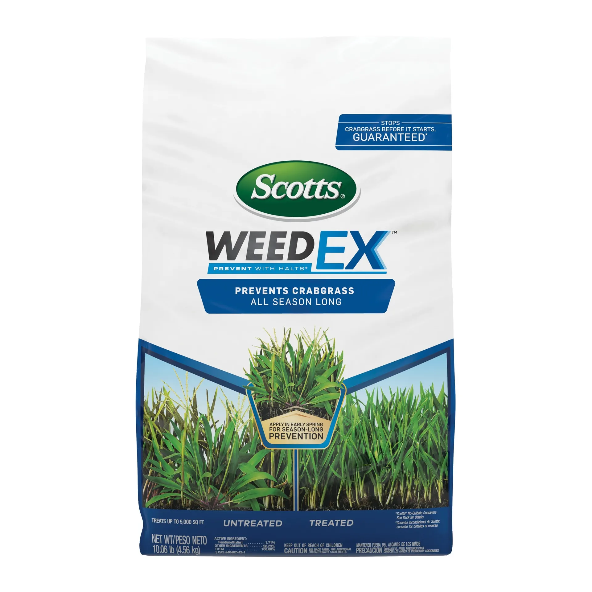 WeedEx 10.06-lbs. 5000 Crabgrass control