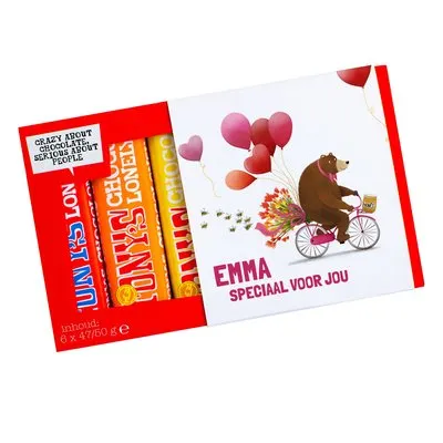 Tony’s Chocolonely | Proeverijtje | Speciaal voor jou met eigen naam | 288g