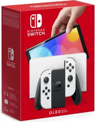 Nintendo Switch (OLED-Modell), Farbe: Weiß, 7-Zoll Display