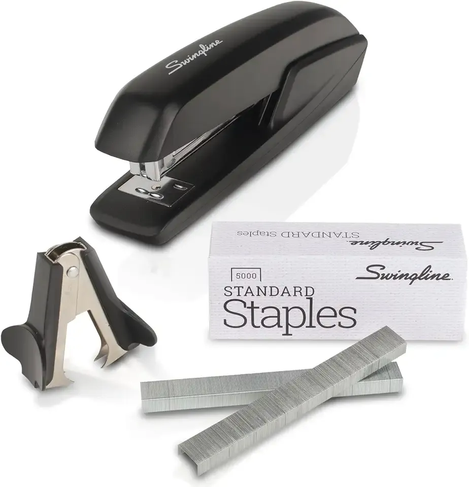 Swingline Stapler Value Pack, 20 Sheet Capacity, Jam Free, includes Standard Stapler, 5000 Staples and Staple Remover, Black (54551)