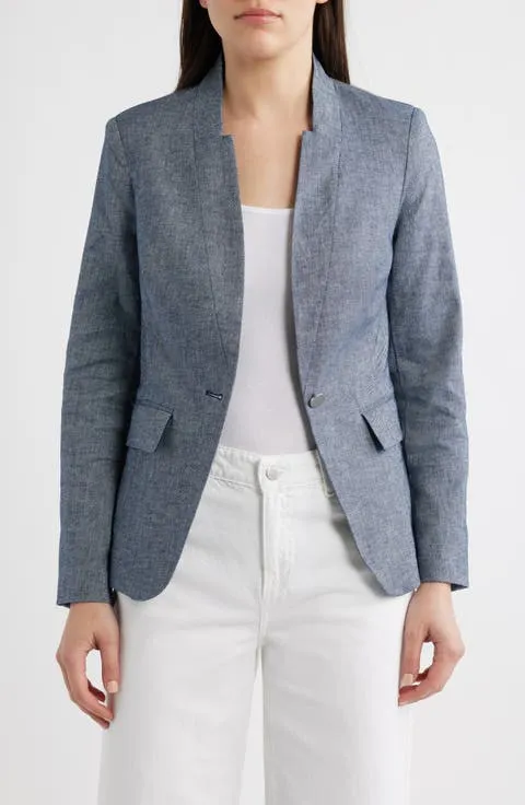 Halogen® One-Button Blazer