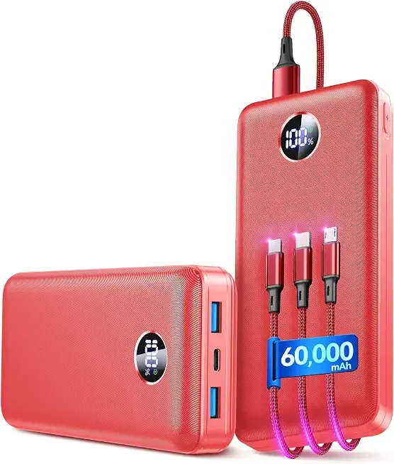 IAPOS 60000mAh 22.5W Fast Charge Portable Charger, for 5-Devices Power Bank