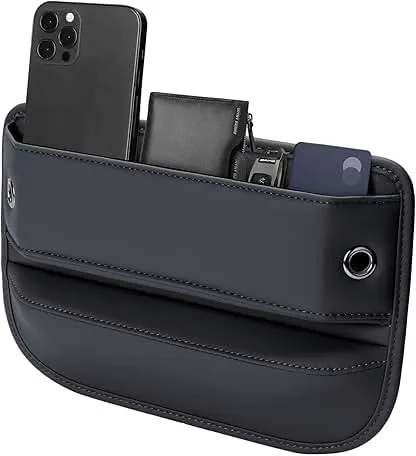 Owntow Universal Fit Car Gap Filler, Premium Leather Seat Gap Filler Organizer, Car SUV Truck Essentials (Black, 1 Pack) Owntow Universal Fit Car Gap Filler, Premium Leather Seat…