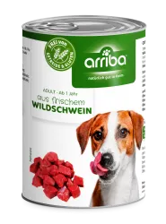 arriba mit Wildschwein für Hunde 6 x 400 g