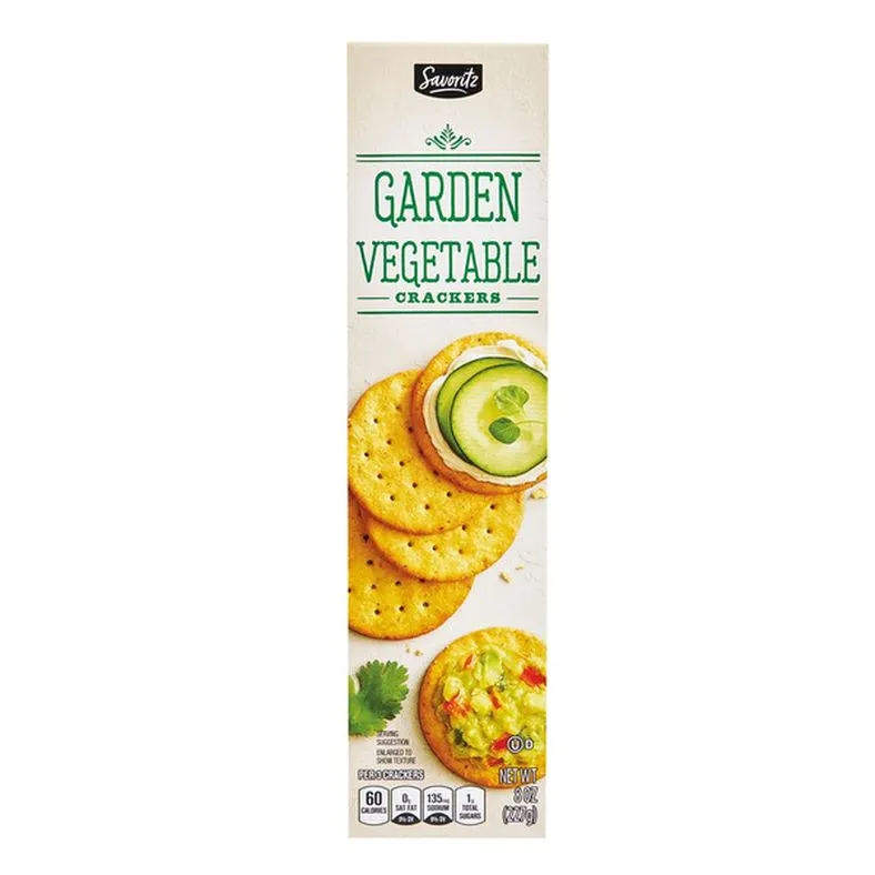 Savoritz Garden Vegetable Crackers