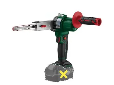 Lijadora de banda inalámbrica de 20 V