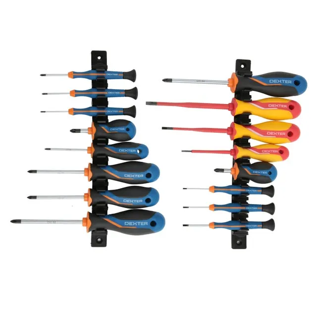 Set di 16 cacciaviti DEXTER SL, PZ, PH