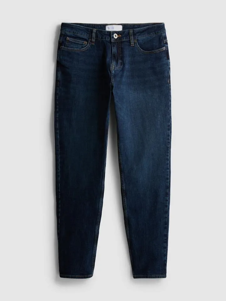 Jean slim à taille mi-haute
