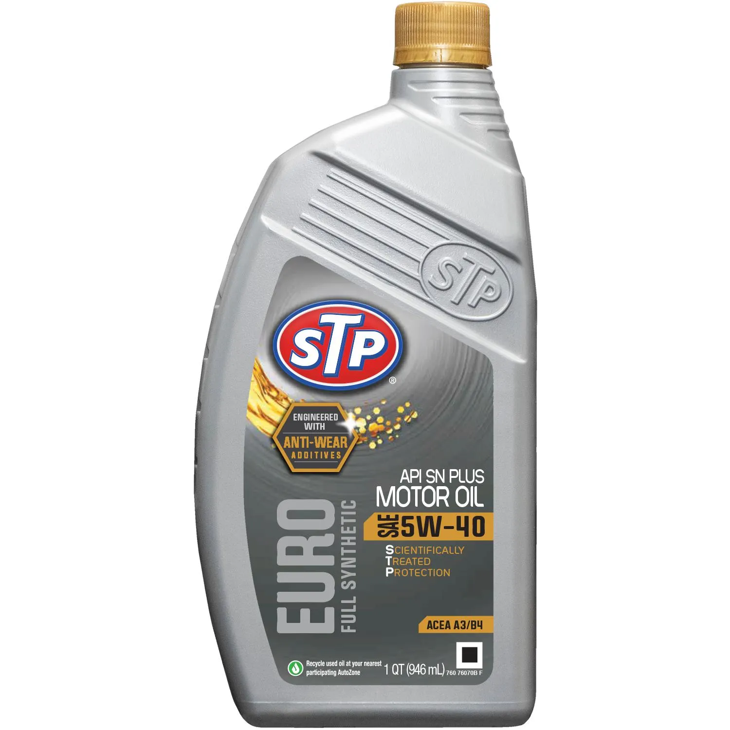 STP Full Synthetic 5W-40 Motor Oil 1 Quart