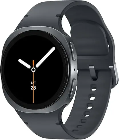 Samsung Galaxy Watch 8 (2025) 40mm Bluetooth Smartwatch, Cushion Design, Fitness Tracker, Sleep Coaching, Running Coach, Energy Score, Heart Rate Tracking, Graphite [US Version, 2 Yr Warranty] Samsung Galaxy Watch 8 (2025) 40mm Bluetooth Smart…