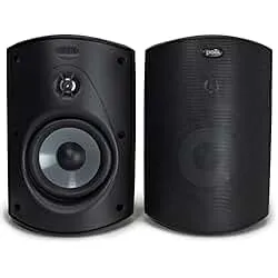 Polk Audio Atrium 5 Outdoor Speakers with Powerful Bass (Pair, Black)