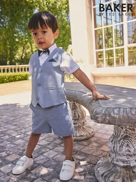 Baker by Ted Baker Shirt Waistcoat and Shorts Set