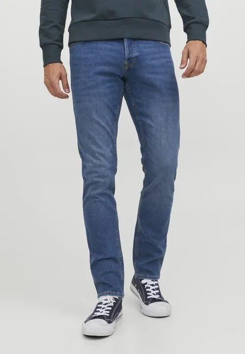 JWHGLENN JJORIGINAL SQ - Jeans slim fit - blue denim