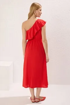 Vestido midi volante