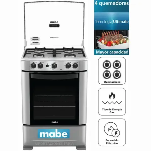 Cocina Mabe a gas 4 Hornillas CMP6010FG0