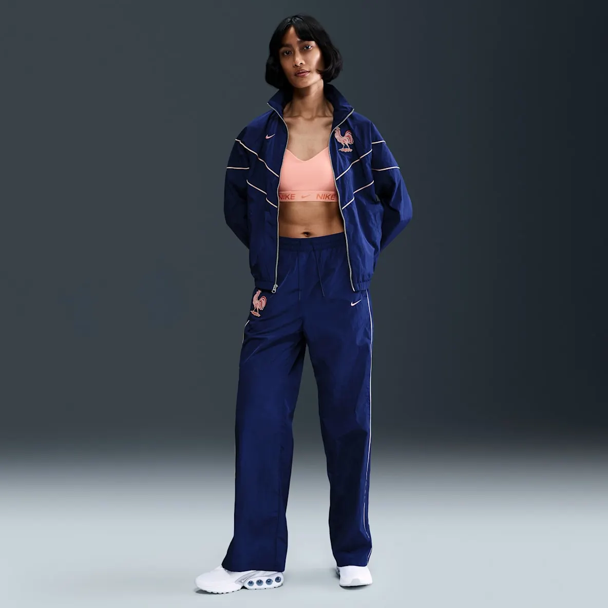 Nike Football vevd fotballbukse med høyt liv til dame