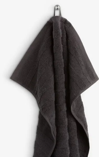 Handdoek TORSBY 50x90 zwart