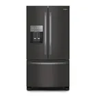 Whirlpool 24.7 Cu. Ft. 36" Wide French Door Bottom Mount Refrigerator - Black Stainless Steel