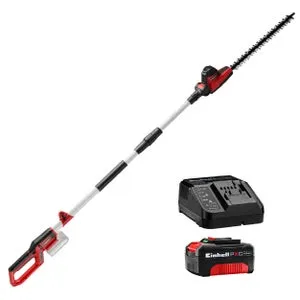 Tagliasiepi ad asta a batteria in abs EINHELL Power X-Change 18 V 1 batteria inclusa