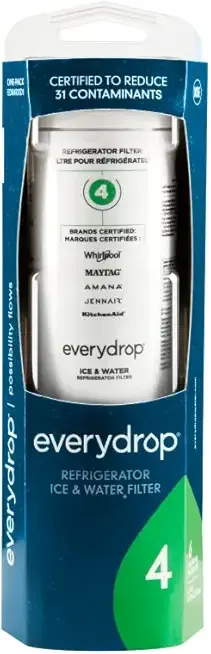 everydrop® by Whirlpool Ice and Water Refrigerator Filter 4, EDR4RXD1, Single-Pack