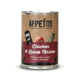 Appetite In Blik Terrine Met Kip en Lam Hond (adult) 400g