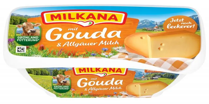 Milkana Schmelzkäse mit Gouda
