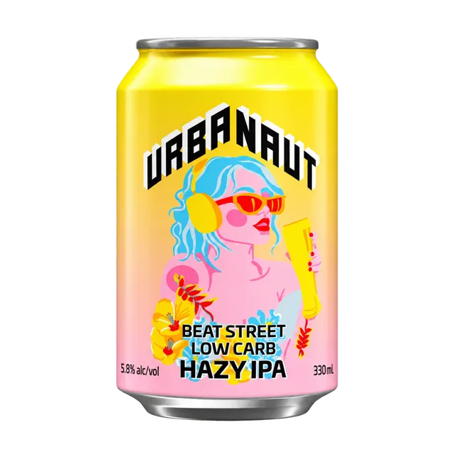 Urbanaut Beat Street Hazy IPA *Low Carb* 5.6%