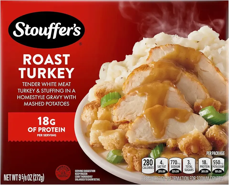 Stouffer's Roast Turkey, Frozen Meal, 9.59 Ounce (Pack of 1)