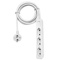 Powertec Slimline-Eurosteckdose 3 fach