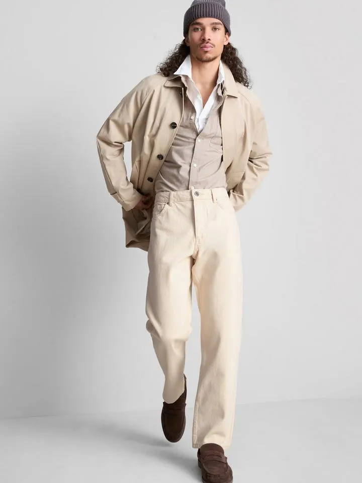 Jean slim à taille mi-haute