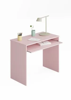 Mesa escritorio Ijoy rosa 90x54x79 cm
