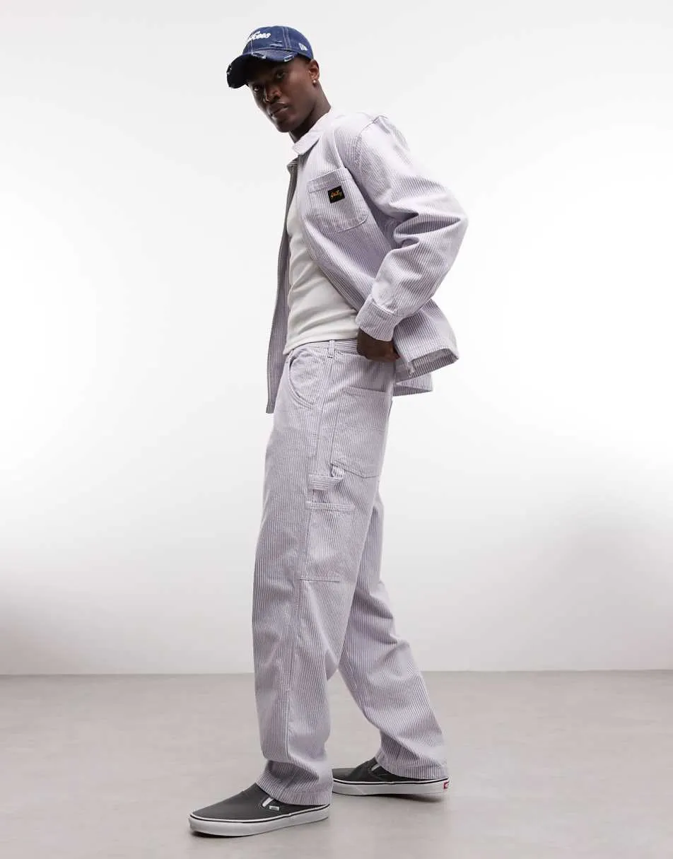 Stan Ray hickory stripe denim relaxed fit jeans co-ord in multi