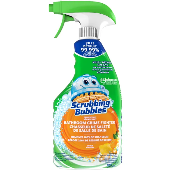 Bathroom Grime Fighter Disinfectant Cleaner Trigger, Citrus Scent