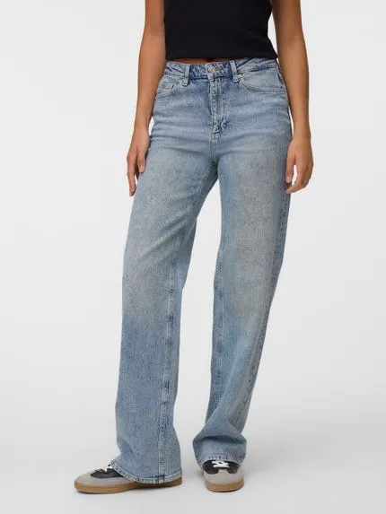 VMTESSA Høyt snitt Wide Leg Fit Jeans