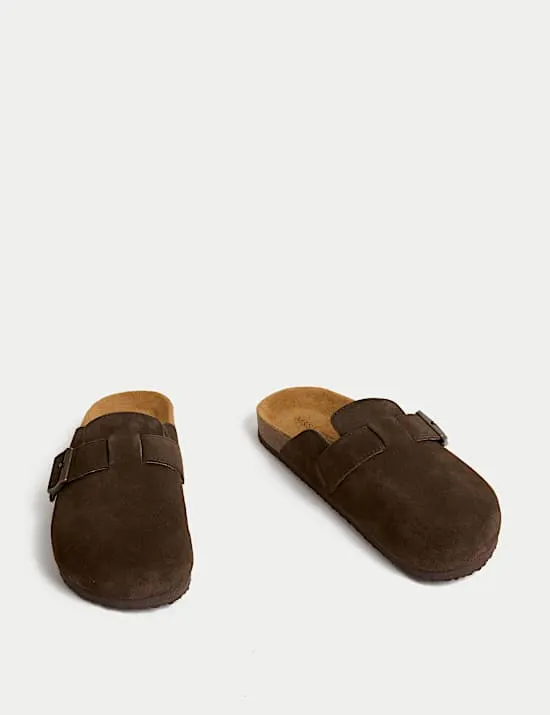 Suede Corkbed Mule
