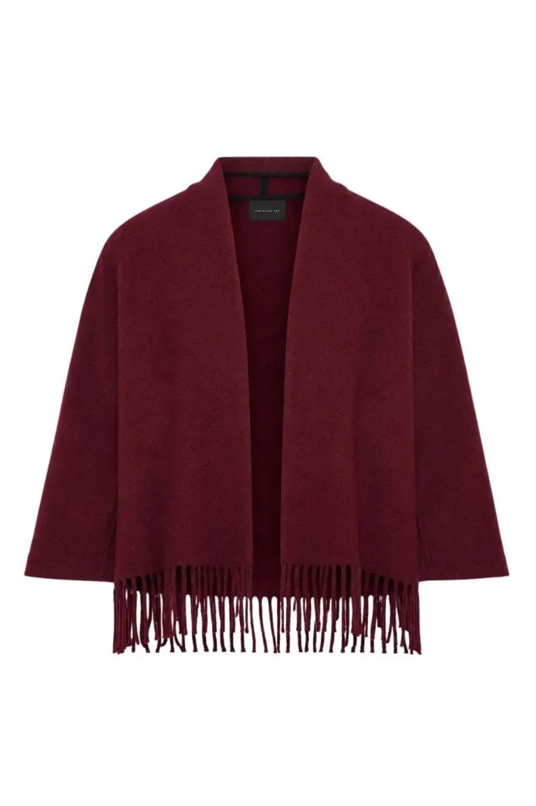 Keyla Lambswool Jacket - Rød