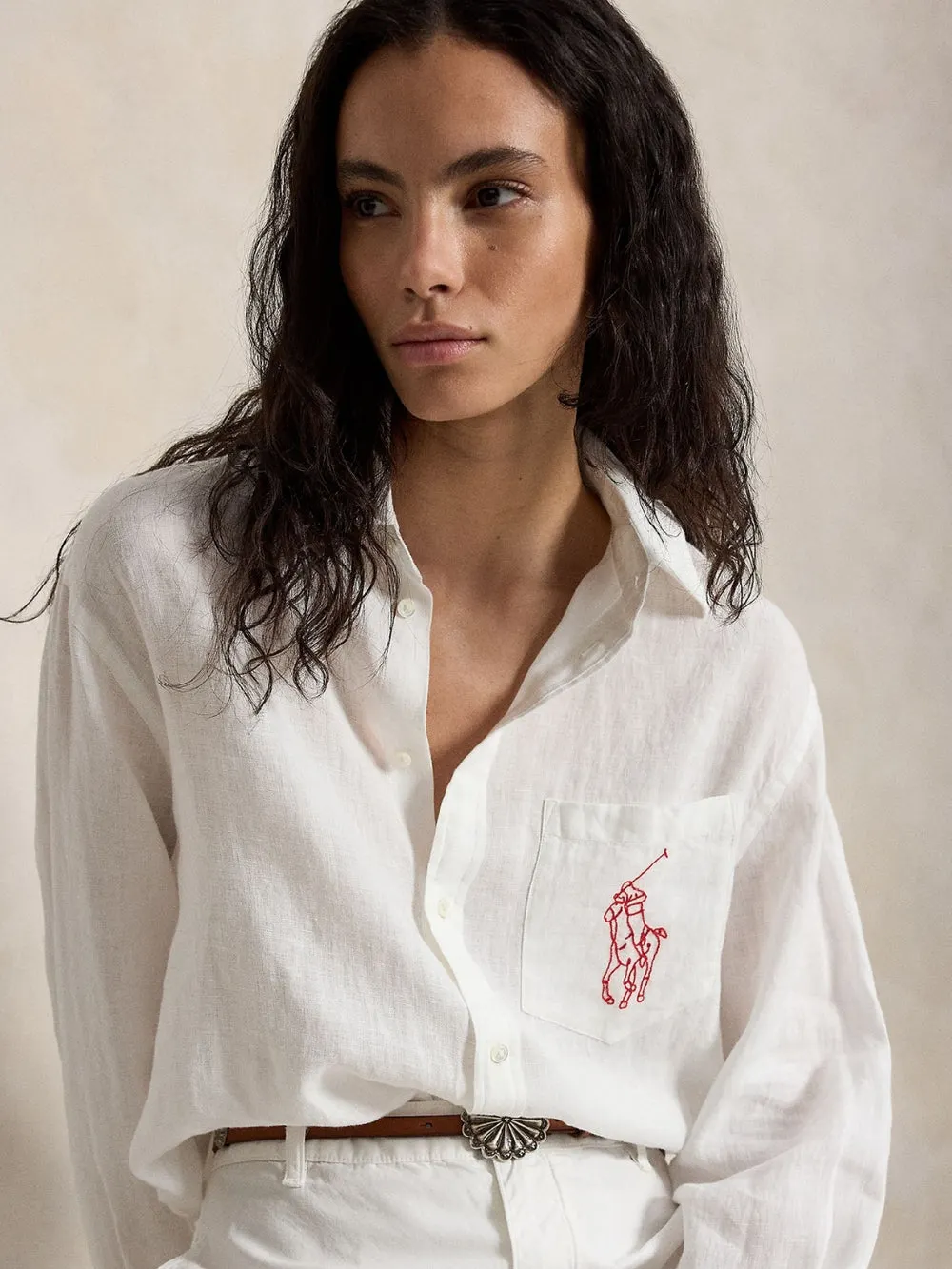 BIG PONY LINEN SHIRT